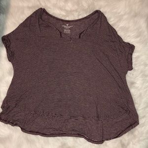 American Eagle Striped Tee